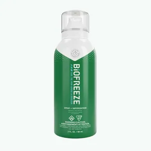 Biofreeze Fast Acting Menthol Pain Relief Spray 3 fl oz - 360° Continuous Applicator for Targeted Relief