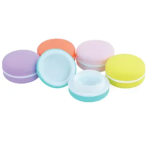 Bios Living Macaroon Pillbox Set - 5 Compact Novelty Containers for Daily Medications & Vitamins