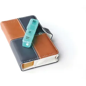 Bios Pillbox Wallet - 7-Day Organizer with Leatherette Flexibility & Soft Touch, 4 Compartments Each