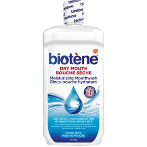 BiotÃ¨ne Dry Mouth Moisturizing Mouthwash Fresh Mint 473 mL - Alcohol-Free Relief for Dry Mouth