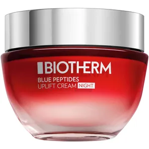 Biotherm Blue Peptides Uplift Firming Night Cream - Vegan, 94% Natural Formula for Radiant Skin