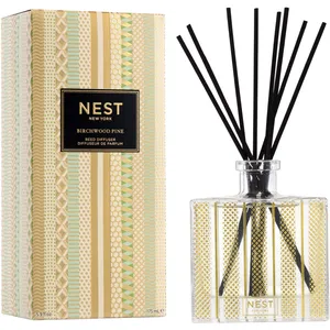 Birchwood Pine Reed Diffuser - Majestic Winter Forest Aroma, 90 Days of Continuous Fragrance