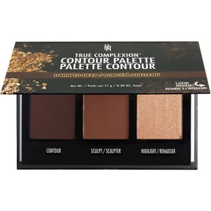 Black Radiance True Complexion Contour Palette - Dark to Deep - Sculpts, Highlights, Defines