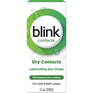 Blink Contacts Lubricating Drops - Moisturizing Eye Relief for Comfort All Day Long