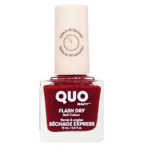 Blissful Flash Dry Nail Colour by Quo Beauty - Fast Drying, Chip Resistant, Long Lasting Polish
