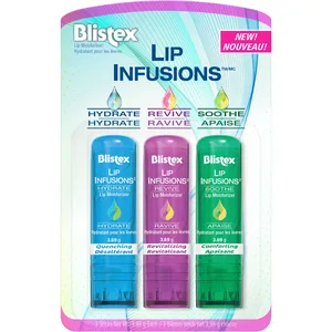 Blistex Lip Infusions™ 3-PK - Hydrate, Revive, Soothe for Moisturized, Revitalized Lips