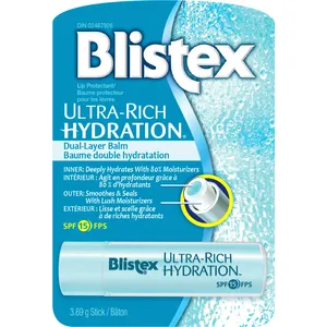 Blistex Ultra-Rich Hydration Lip Balm SPF 15 - Moisturizing Shea & Cocoa Butter for Smooth Lips