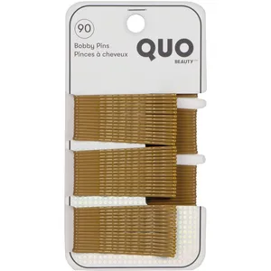 Blonde Bobby Pins 90pk - Eco-Friendly, Secure Flyaways, Fully Recyclable Packaging
