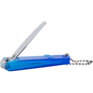 Blue Pocket Nail Clippers - Vitry, Precision Cutting, Travel-Friendly, Classic Manicure Tool - BLUE
