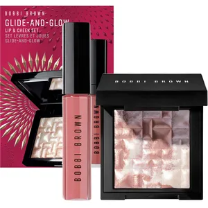 Bobbi Brown Glide-and-Glow Lip & Cheek Set in Pink Glow & Free Spirit for Radiant Looks