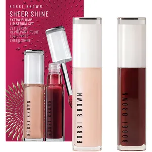 Bobbi Brown Sheer Shine Extra Plump Lip Serum Set - Bare Plum & Bare Pink, 2 Full Size Serums