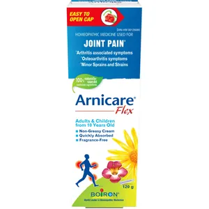 Boiron Arnicare Flex Cream for Joint Pain Relief, 100% Natural, Non-Greasy, Easy to Absorb