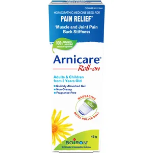 Boiron Arnicare Roll-on for Muscle & Joint Pain Relief, Non-Greasy, Fast Absorbing, 2 oz