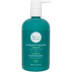 Boo Bamboo Strength and Shine Conditioner 12oz - Bamboo Infused for Silky, Strong, and Shiny Hair