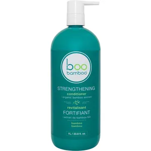 Boo Bamboo Strength and Shine Conditioner - Bamboo Infused for Silky Smooth, Stronger Hair