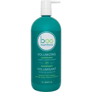 Boo Bamboo Volumizing Conditioner with Coconut Lime Verbena for Lightweight Volume and Shine