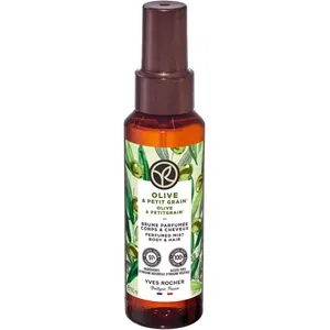 Bourbon Vanilla Perfumed Mist for Hair & Body - 97% Natural, Energizing Aroma, Delicate Scent