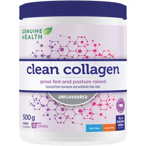 Bovine Clean Collagen 10g - Unflavoured & Pineapple Berry Flavour - Nourish Skin & Joints