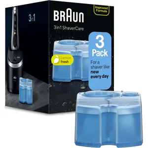 Braun Clean & Renew Refill Cartridges CCR - Shaver Cleaner Solution for Clean&Charge System