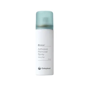 Brava Adhesive Remover Spray 50ml - Sting-Free, Alcohol-Free, Quick-Drying Formula for Easy Use
