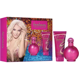 Britney Spears Fantasy 2 Piece Fragrance Gift Set for Women, 3.3 fl. oz Eau de Parfum & Body Souffle