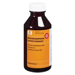 Bronchophan Expectorant Sugar-Free 100 ml - Guaifenesin Relief for Chest Congestion
