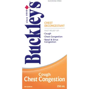 Buckley's Chest Decongestant Cough Syrup 250mL - Fast Relief from Cough & Chest Congestion