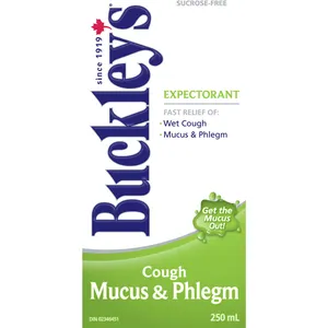 Buckley's Mucus & Phlegm Expectorant Cough Syrup 250mL - Fast Relief from Cold & Flu Symptoms