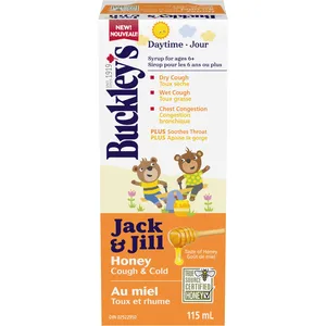 Buckleys Honey Cough & Cold Syrup - Relieves Dry & Wet Cough, Chest Congestion, Soothes Throat