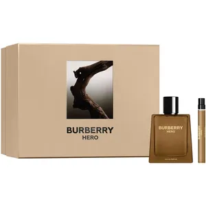 Burberry Hero Eau de Parfum Gift Set - 100ml & 10ml Travel Spray, Woody Fragrance for Men