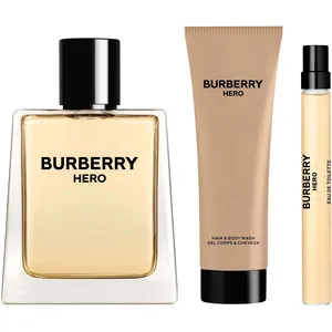 Burberry Hero Eau de Toilette Gift Set for Men - 100ml, 10ml, Shower Gel in Limited Edition Box