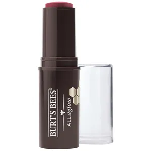 Burt's Bees 100% Natural All Aglow Lip & Cheek Stick Peony Pool - Hydrating, Dual-Function Makeup
