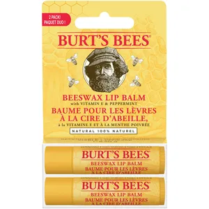 Burt's Bees 100% Natural Beeswax Lip Balm - Clear, Moisturizing & Eco-Friendly Formula