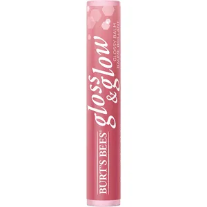 Burt's Bees Gloss and Glow Glossy Balm - Hydrating Lip Balm in Eat, Drink and Be Cherry, 100% Natural