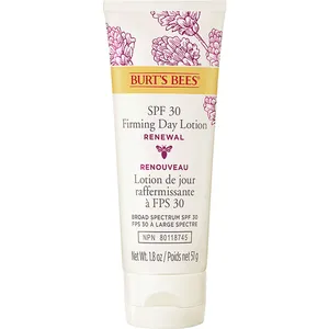 Burt's Bees Renewal Firming Day Lotion with Bakuchiol and SPF 30 - 51g Lightweight Mineral Sunscreen
