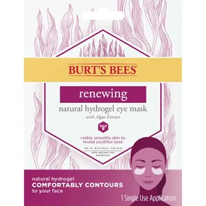 Burt's Bees Renewing Hydrogel Eye Mask with Algae Extract - 99.1% Natural, No Animal Testing