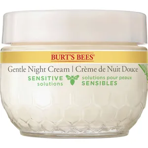 Burt's Bees Sensitive Solutions Gentle Night Cream with Aloe & Rice Milk for Moisture & Redness Relief