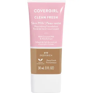 COVERGIRL Clean Fresh Skin Tint Foundation Medium 560 - Vegan, Cruelty-Free, Lightweight Coverage