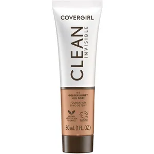 COVERGIRL Clean Invisible Foundation - Light Ivory 103, Blendable, Lightweight, Natural Finish, Non-Comedogenic