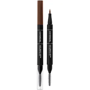 COVERGIRL Easy Breezy Brow 24HR Brow Ink Pen - Honey Brown - Dual Applicator, Water-Resistant, Cruelty-Free
