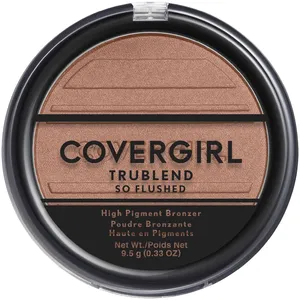 COVERGIRL TruBlend So Flushed Blush & Bronzer in Hot Frenzy - Long-lasting, Easy Blend, All Skin Tones
