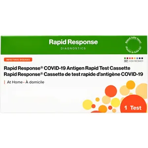 COVID-19 Rapid Antigen Test Cassette - At Home Self-Testing Kit - 10-Minute Results