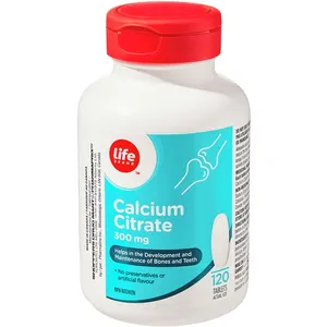 Calcium Citrate 300 mg Tablets for Bone & Teeth Health - Supports Osteoporosis Prevention