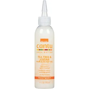Cantu Tea Tree & Jojoba Oil Hair & Scalp Oil - Nourishing Treatment for Dry, Damaged Hair