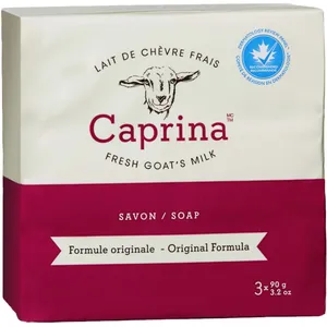 Caprina Goat's Milk Soap - Natural Moisturizing Cleanser - Gentle for All Skin Types