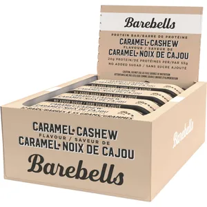 Caramel Cashew Protein Bar - 20g Protein, No Sugar Added, Delicious Snack for Fitness Lovers