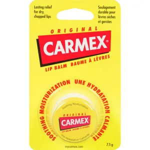 Carmex Classic Lip Balm 7.5g Jar - Soothing Hydration for Dry, Chapped Lips