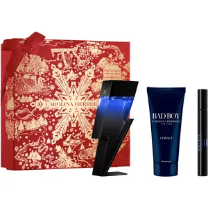 Carolina Herrera Bad Boy Cobalt Elixir Gift Set with Eau de Parfum, Travel Spray & Shower Gel