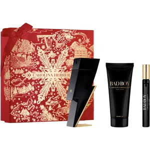 Carolina Herrera Bad Boy Eau de Toilette Gift Set - 100 ml EDT, 100 ml Shower Gel, 10 ml EDT