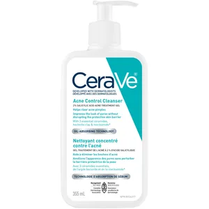 CeraVe Acne Control Cleanser with Ceramides, Niacinamide & Hectorite Clay for Clear Skin
